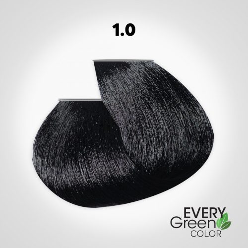 EVERYGreen Hair Coloring - Black 1.0 színű hajfesték - 100 ml