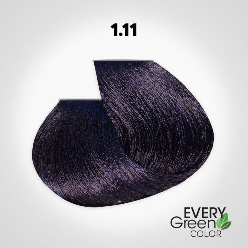 EVERYGreen Hair Coloring - Blue Black 1.11 színű hajfesték - 100 ml