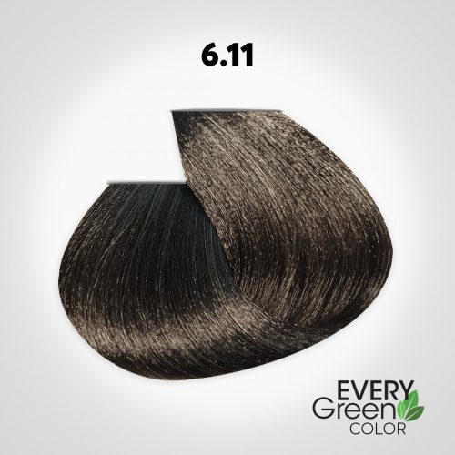EVERYGreen Hair Coloring - Dark ASH Blonde 6.11 színű hajfesték - 100 ml