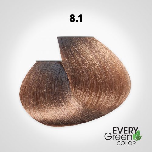 EVERYGreen Hair Coloring - Light ASH Blonde 8.1 színű hajfesték - 100 ml