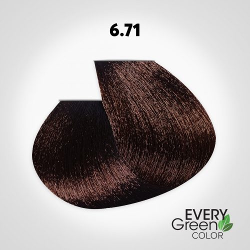 EVERYGreen Hair Coloring - Teak 6.71 színű hajfesték - 100 ml