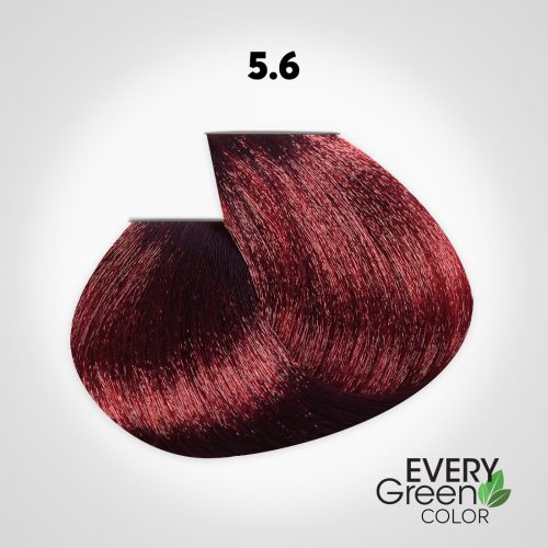 EVERYGreen Hair Coloring - Mahogany Red 5.66 színű hajfesték - 100 ml
