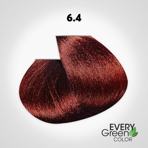 EVERYGreen Hair Coloring - Dark Copper Blond 6.4 színű hajfesték - 100 ml