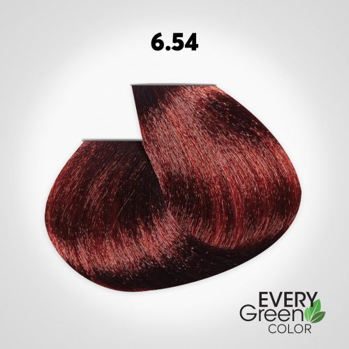 EVERYGreen Hair Coloring - Mahogany 6.54 színű hajfesték - 100 ml