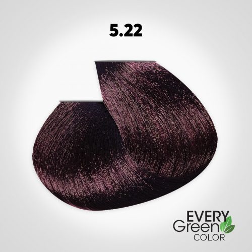 EVERYGreen Hair Coloring - Dark Purple 5.22 színű hajfesték - 100 ml