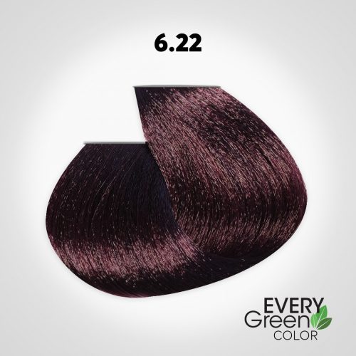 EVERYGreen Hair Coloring - Deep Purple 6.22 színű hajfesték - 100 ml