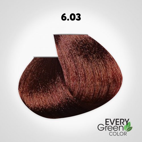 EVERYGreen Hair Coloring - Natural Golden Dark Brown 6.03 színű hajfesték - 100 ml