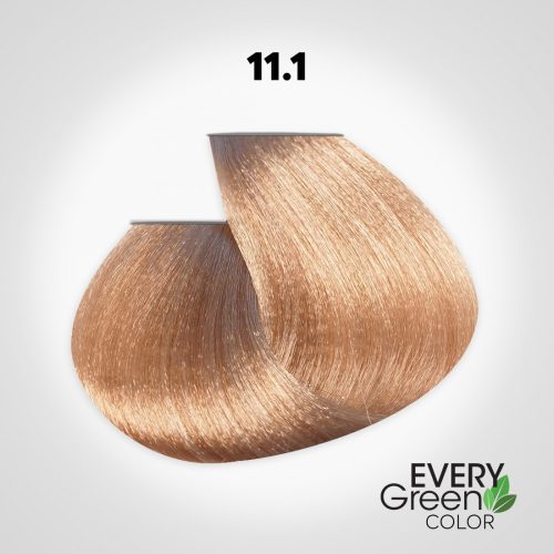 EVERYGreen Hair Coloring - Super Pastel ASH Blonde 11.1 színű hajfesték - 100 ml