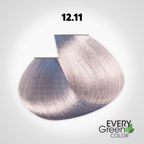 EVERYGreen Hair Coloring - Platinum Intense ASH Blonde 12.11 színű hajfesték - 100 ml