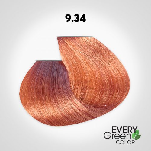 EVERYGreen Hair Coloring - Golden Copper Light Blonde 9.34 színű hajfesték - 100 ml